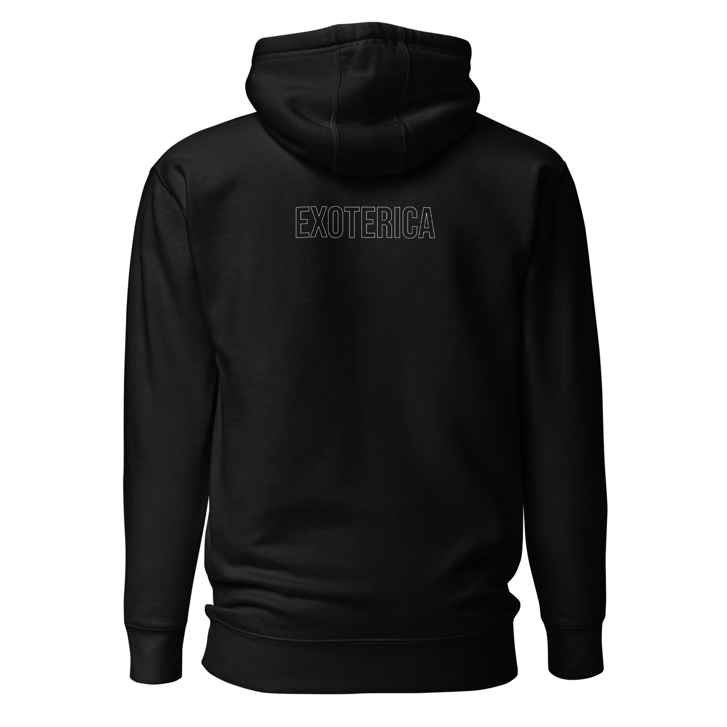 exoterica - house original hoodie - white/black