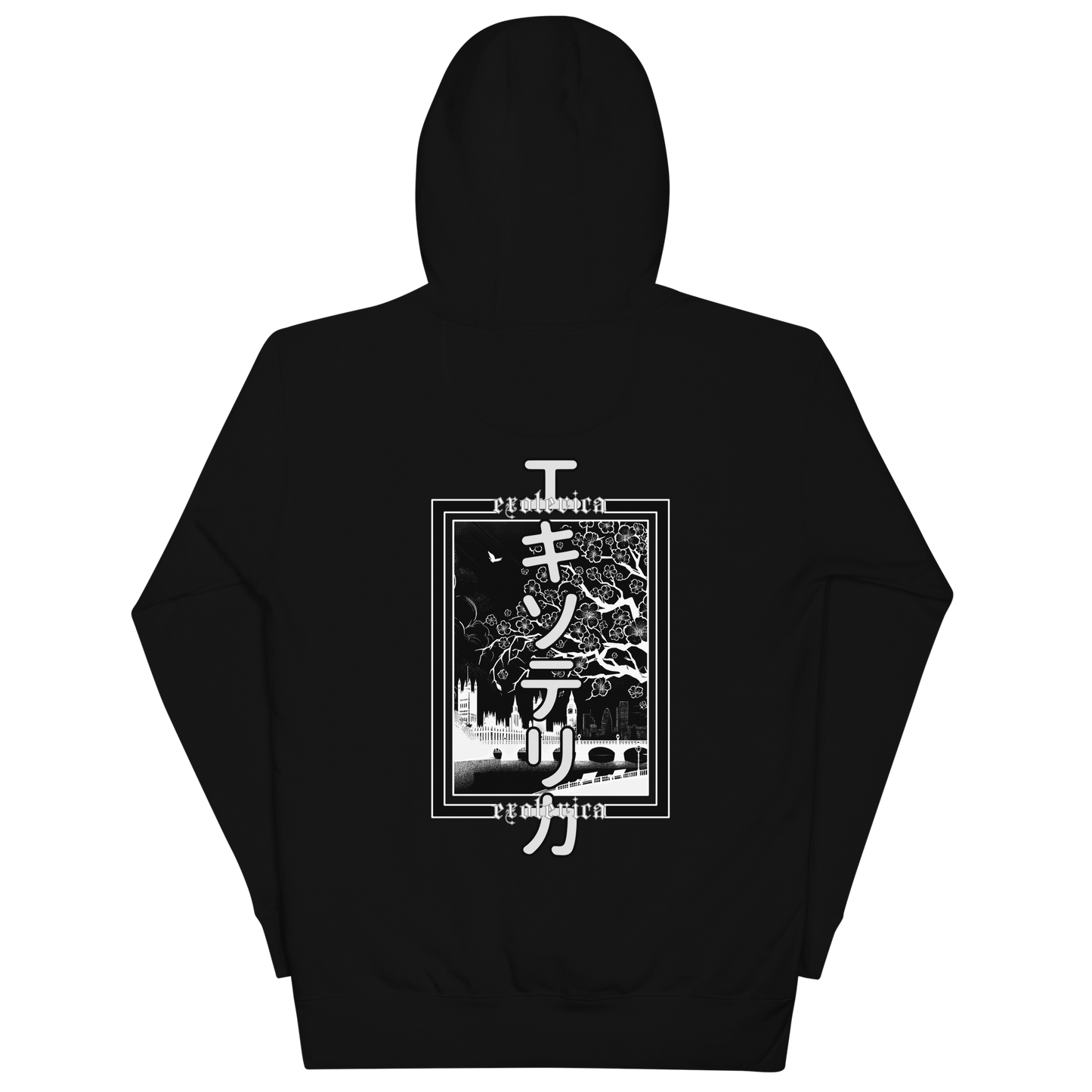 exoterica - エキソテリカ hoodie - white/black