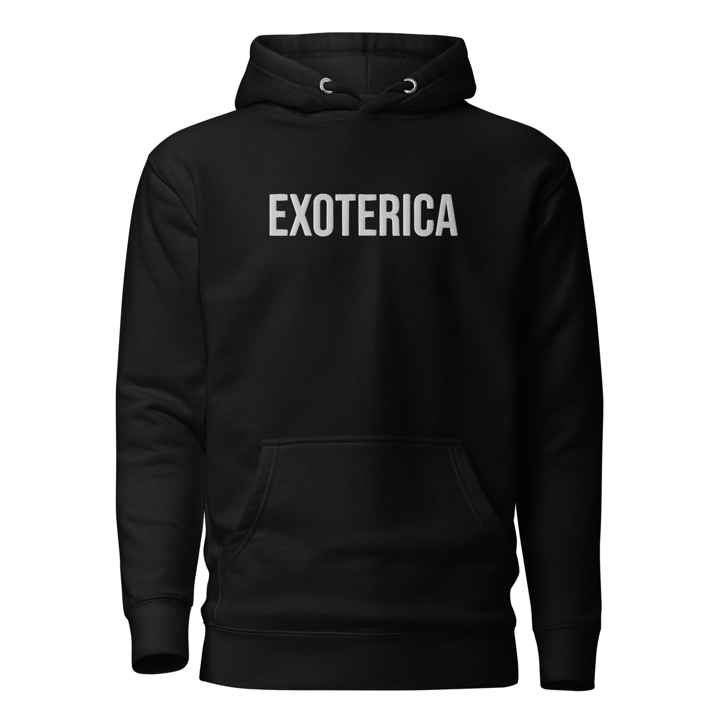 exoterica - the tracks hoodie - white/black