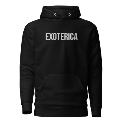 exoterica - the tracks hoodie - white/black