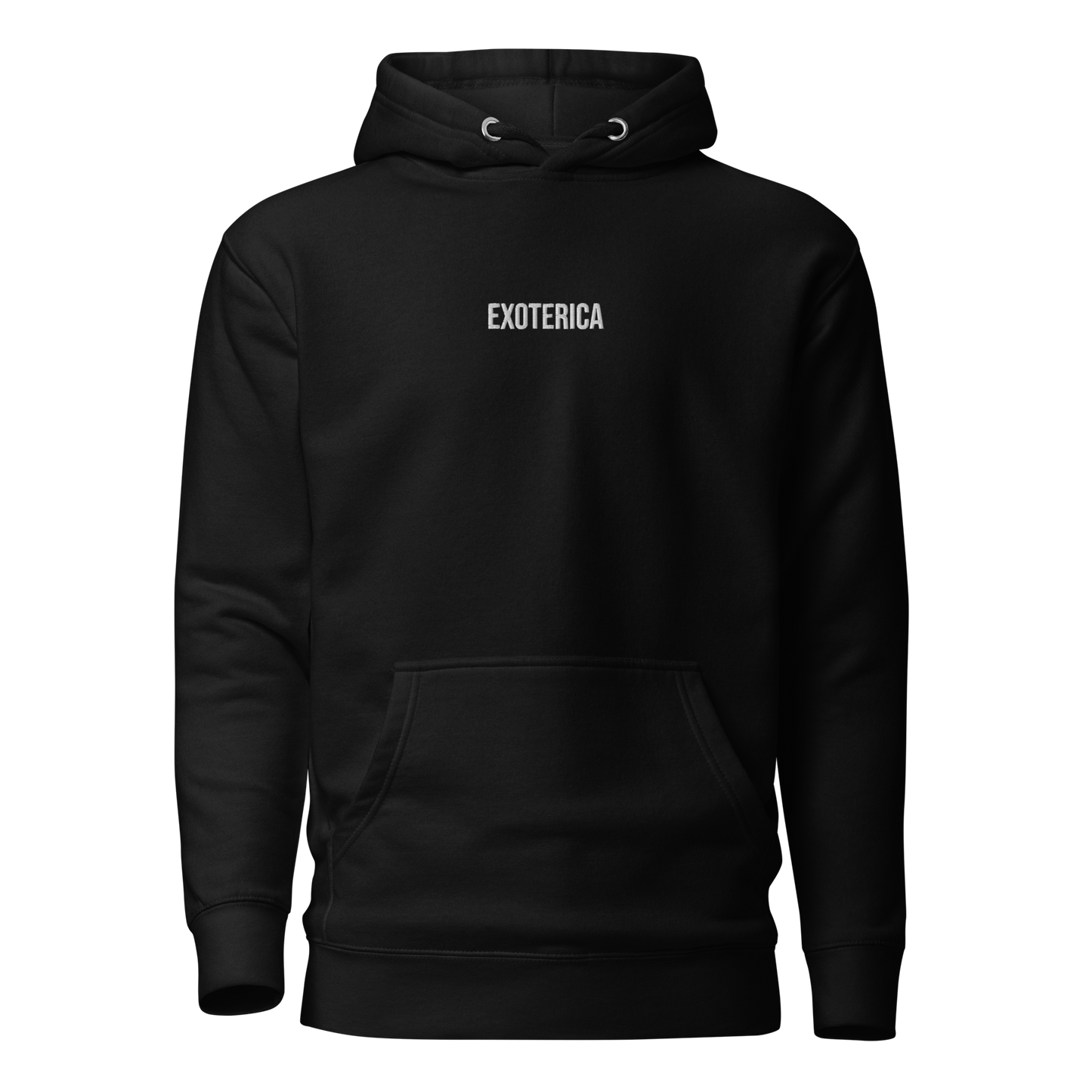 exoterica - house original hoodie - white/black