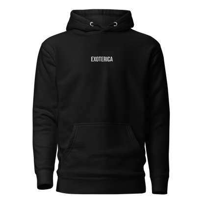 exoterica - house original hoodie - white/black