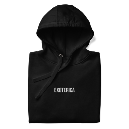 exoterica - house original hoodie - white/black