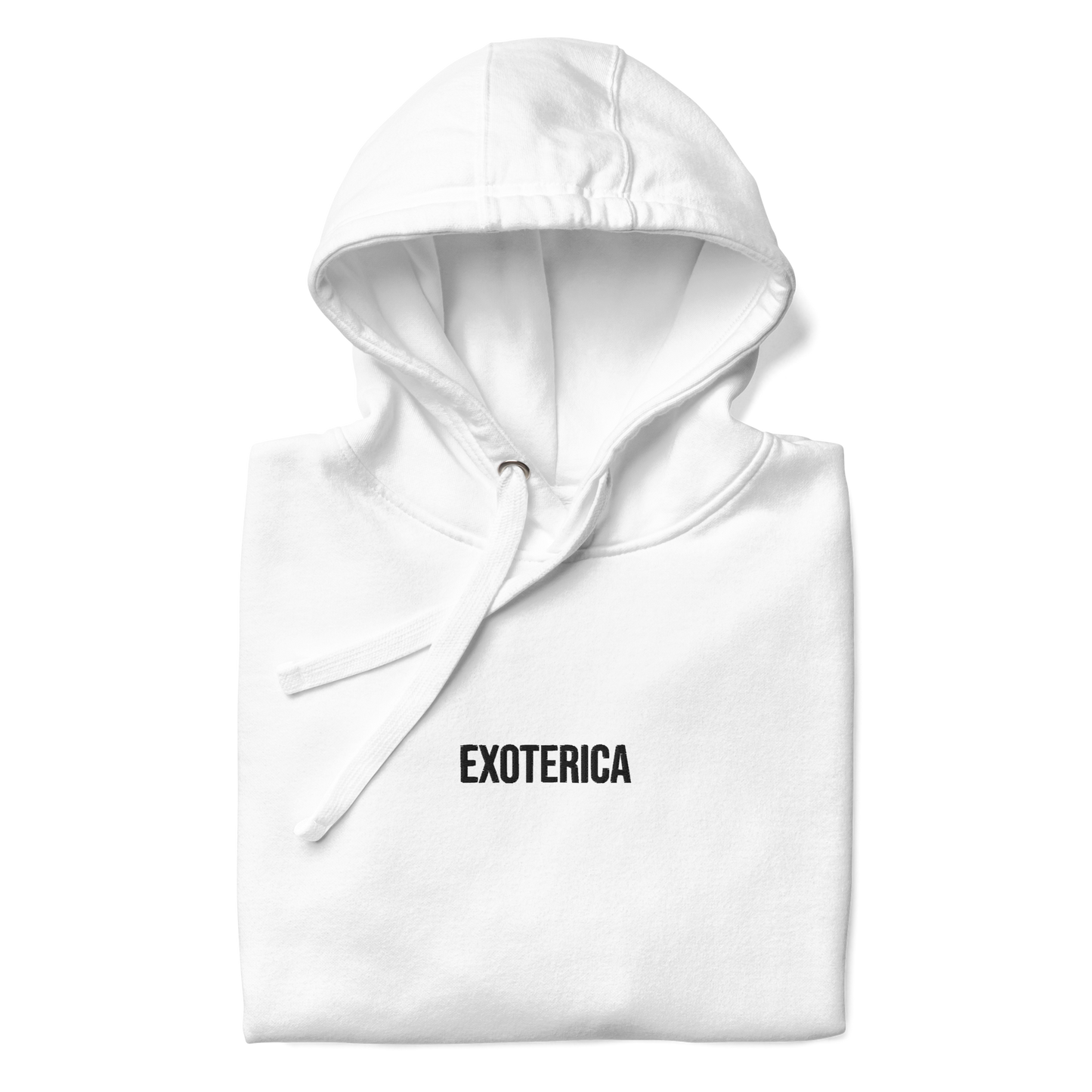 exoterica - house original hoodie - white/black